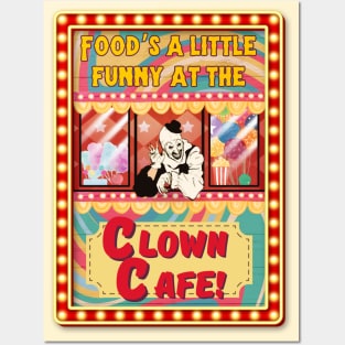 Clown Cafe with Art the Clown ! Posters and Art
